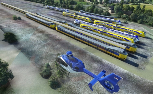 Static Trains in West en Central Netherlands