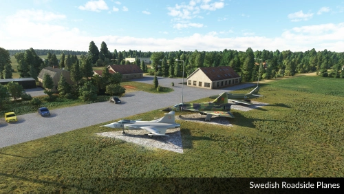 Swedish Roadside Planes