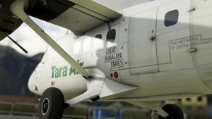 Tara Air DH6 300 Wheels Pax Twin Otter 8K - Weathered thumbnail 4