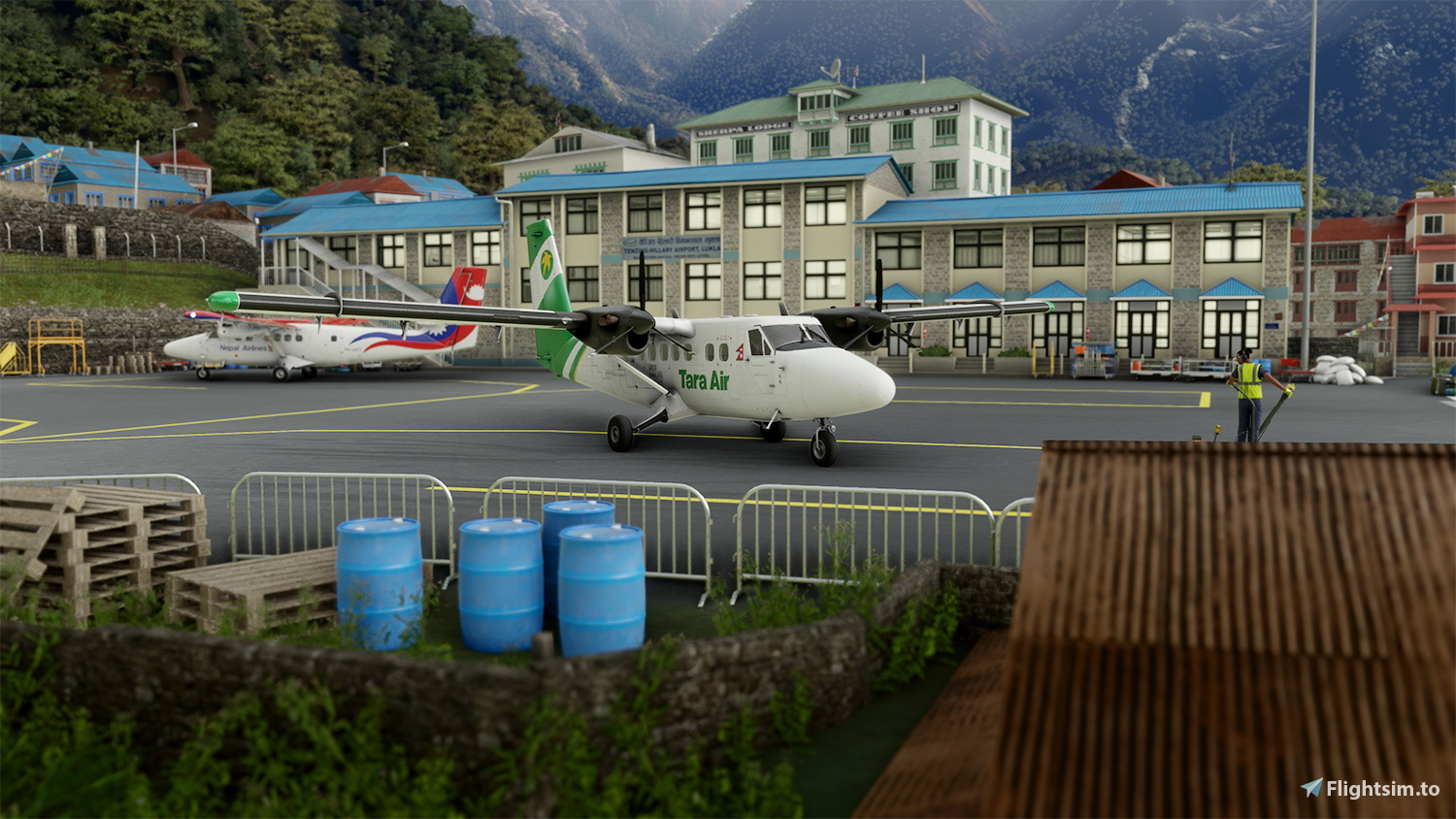 Tara Air DH6 300 Wheels Pax Twin Otter 8K - Weathered - Image 1
