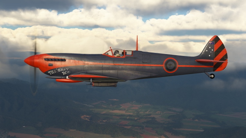 The Grey Roo Spitfire Mk IXc (Clipped Wings) (Fictional)