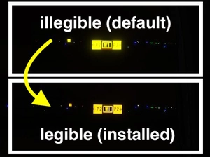 Too bright taxiway sign fix thumbnail 1