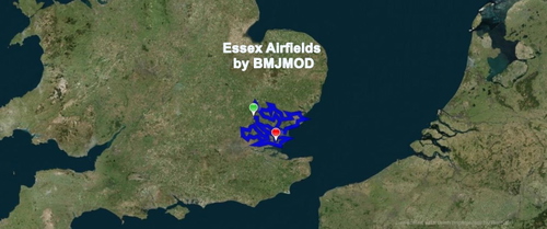 Tour of airfields in Essex UK