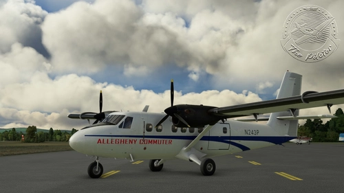 TWIN OTTER DHC-6 100 WHEELS PAX (SHORT NOSE) ALLEGHENY COMMUTER N243P (REQUESTED)