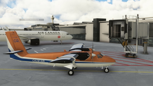 TWIN OTTER DHC-6 100 WHEELS PAX (SHORT NOSE) CALM AIR (REQUESTED)