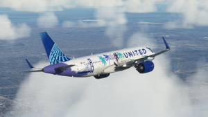 United "Her Art: California" [8K] - FBW A32NX thumbnail 2