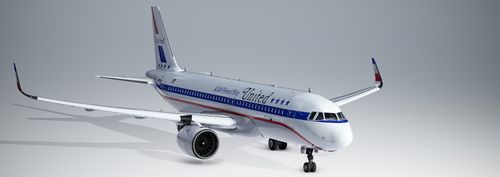 [A32NX] United Retro N475UA