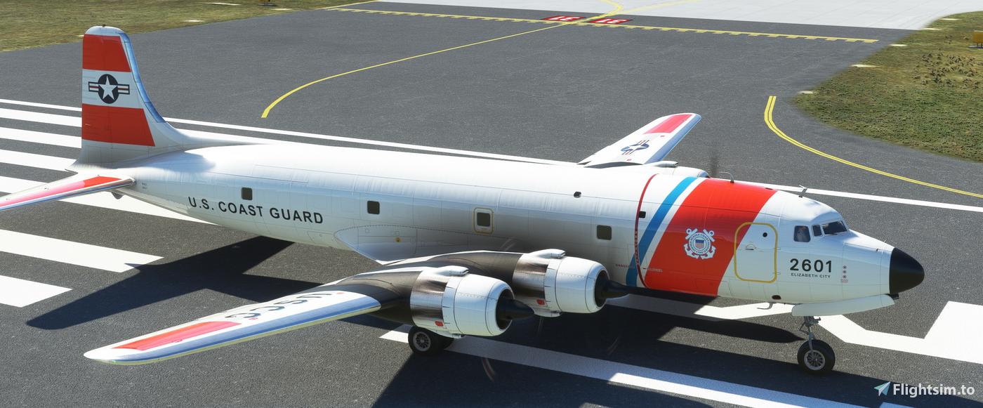 US Coast Guard R6D (Modern Livery) for Microsoft Flight Simulator | MSFS