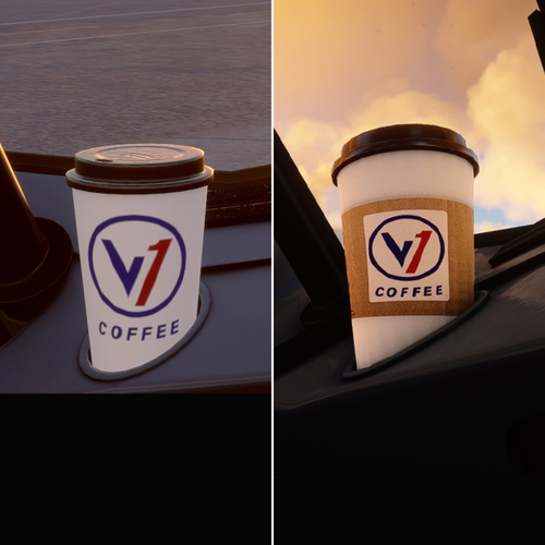 V1-Simulations Coffee Cup