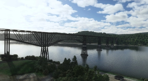 Walkway Over the Hudson Bridge - Poughkeepsie, New York
