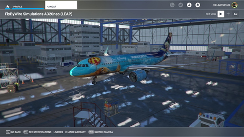 Westjet Frozen A32NX
