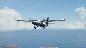 WinAir DH6 300 Wheels Pax Twin Otter PJ-WII New Repaint on 8K  thumbnail 8