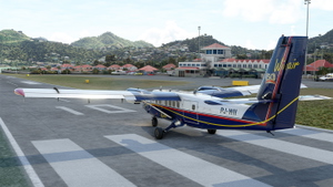 WinAir DH6 300 Wheels Pax Twin Otter PJ-WII New Repaint on 8K  thumbnail 2