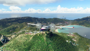 WinAir DH6 300 Wheels Pax Twin Otter PJ-WII New Repaint on 8K  thumbnail 4