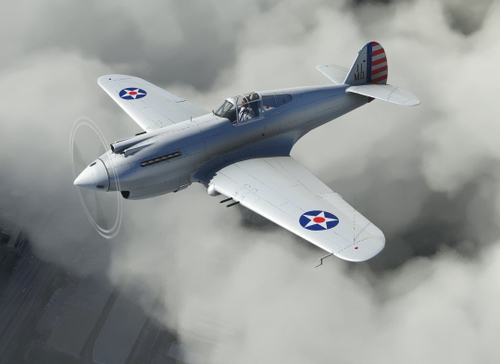 XP-40 The Curtiss experimental aircraft repaint for Fsadni's P-40