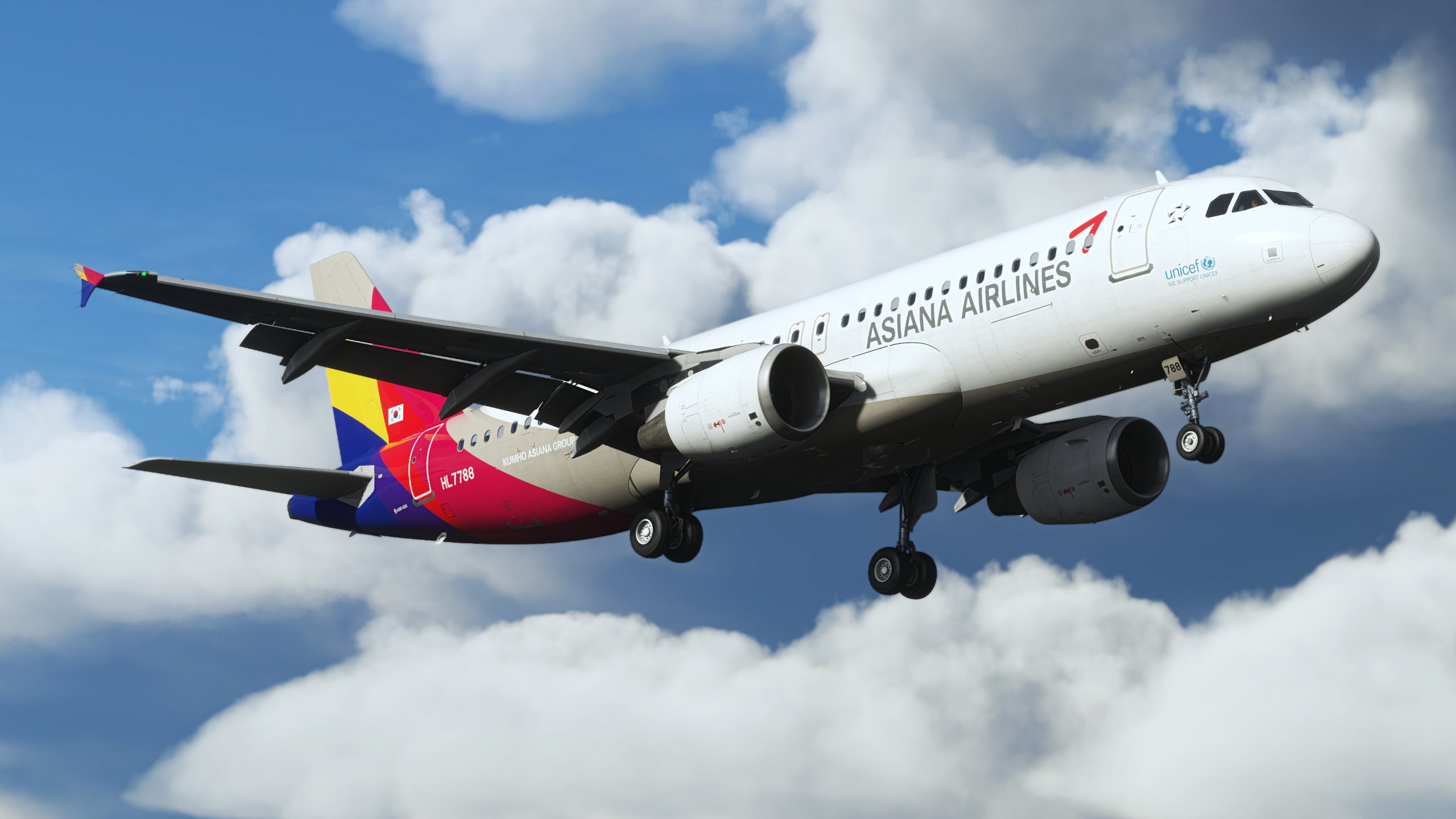 [4K&8K] Asiana Airlines for Fenix A320 - Image 1