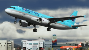 [4K & 8K] Korean Air livery for Fenix A320 thumbnail 4