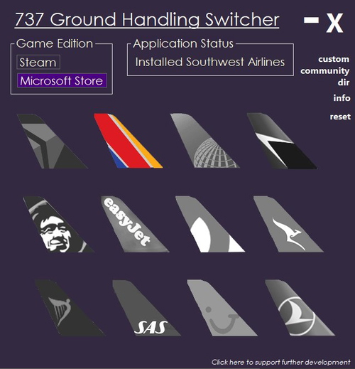 737 Ground Handling Switcher