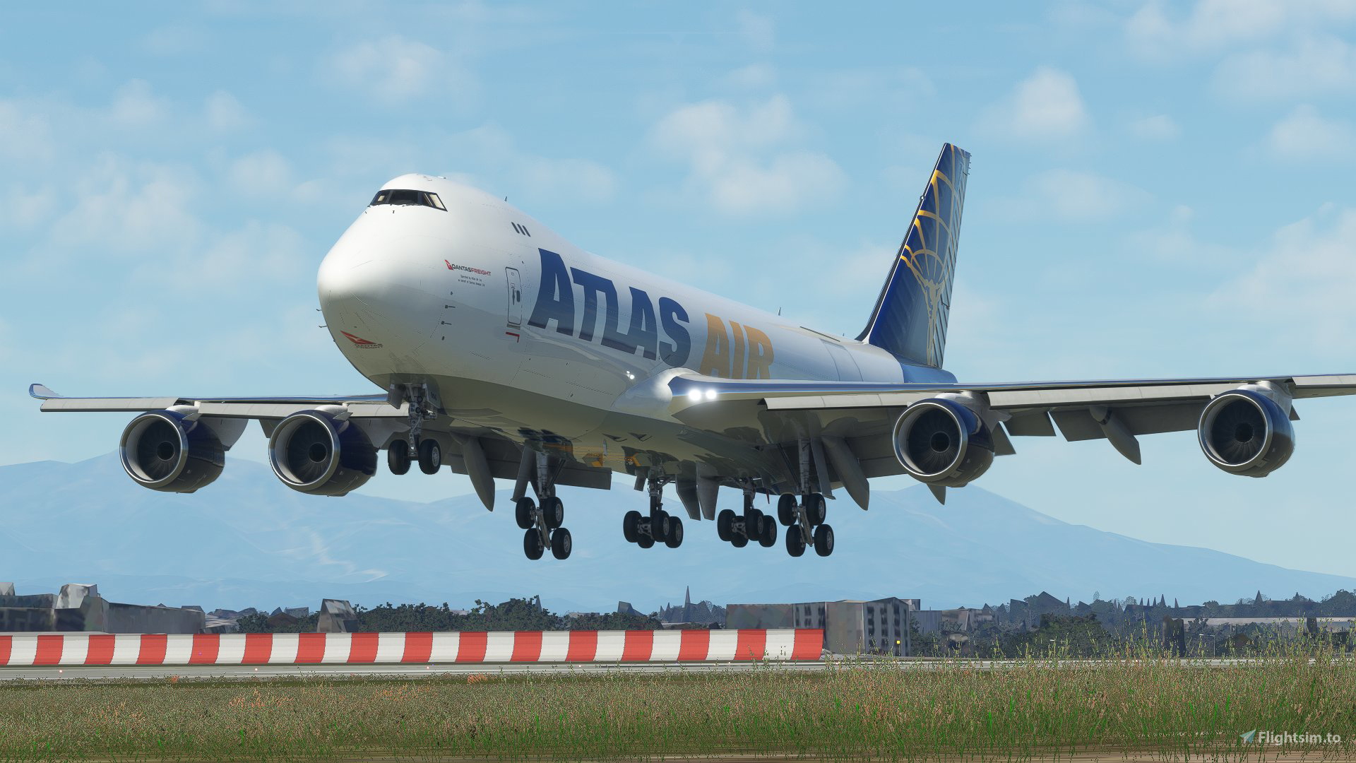 747-8F Atlas Air Qantas Freight. [Salty] for Microsoft