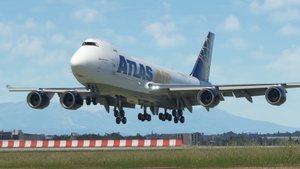 747-8F Atlas Air Qantas Freight. [Salty]  thumbnail 1