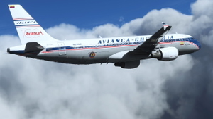 [8K] Avianca N284AV retro livery thumbnail 2