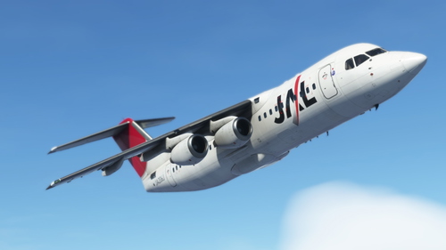 [8K] BAe 146-300 Japan Airlines - J-Air (Fictional - Arc of the Sun)