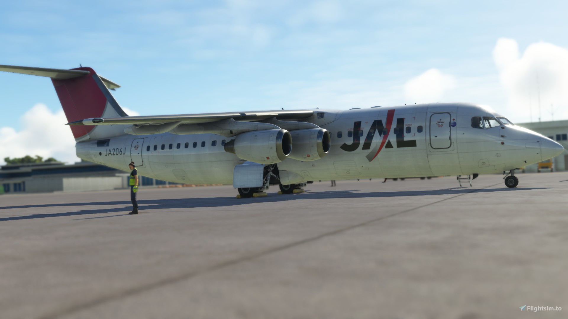 サベナ航空 B A e-146-300 HJG BAe146-300