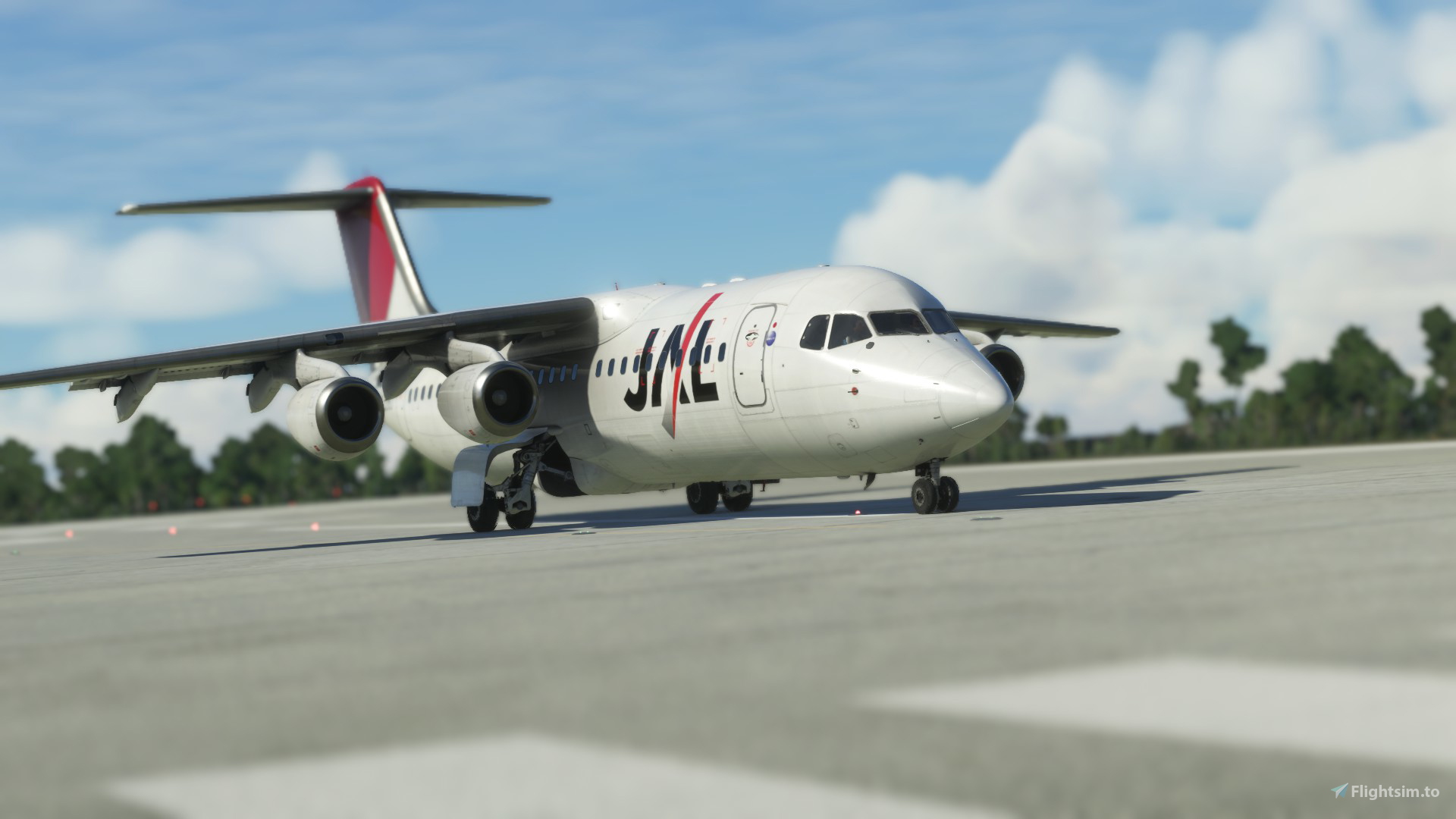 8K] BAe 146-300 Japan Airlines - J-Air (Fictional - Arc of