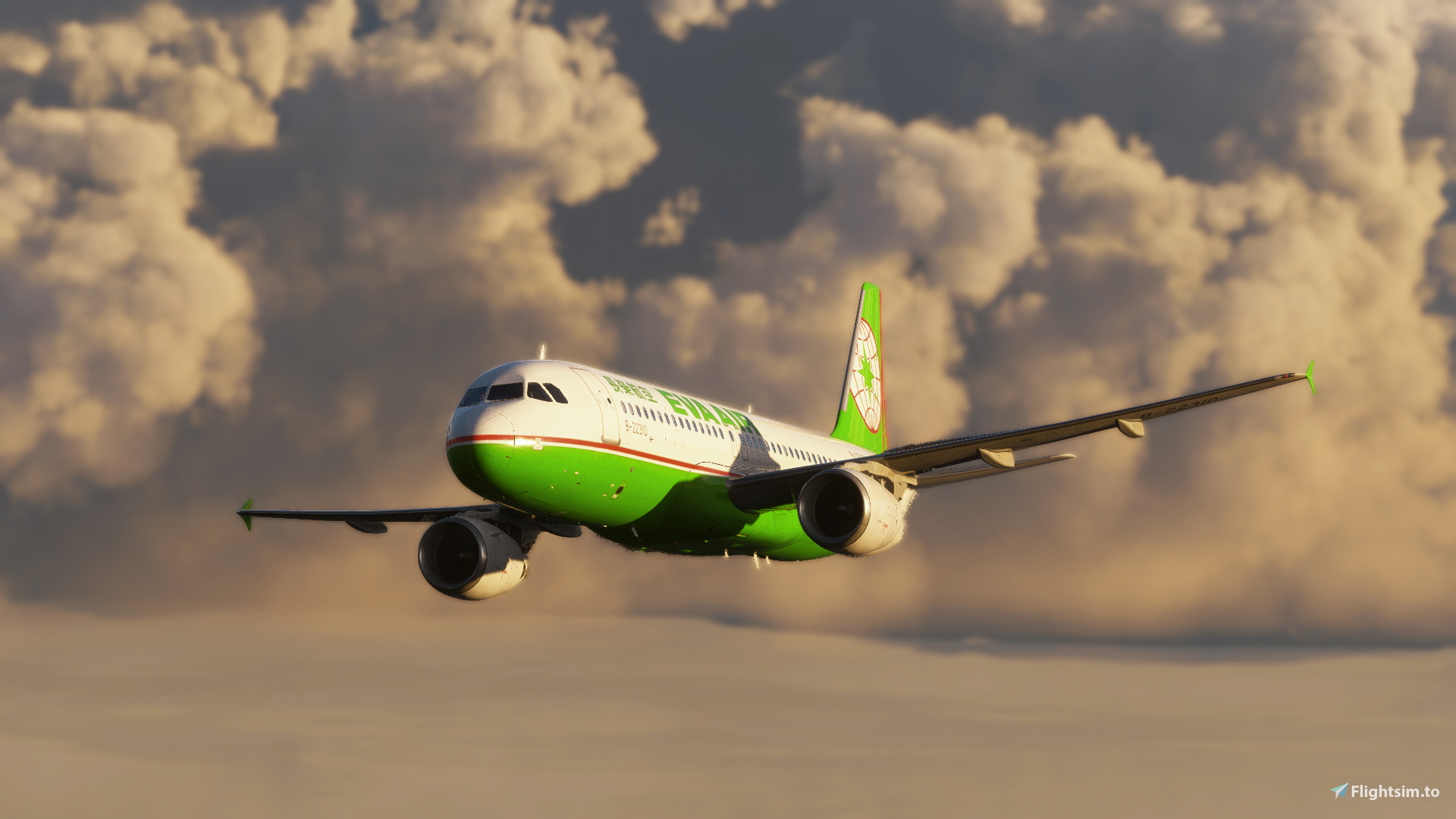 [8K] Fenix A320 | EVA Air | B-22310 | CFM (DISCOUNTINUED) - Image 1