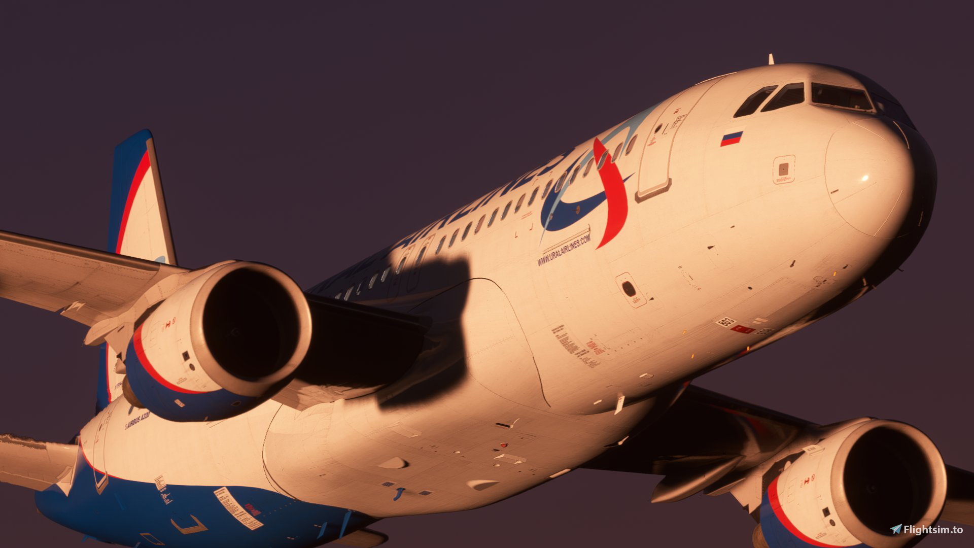 [8K] Fenix Airbus A320 CFM - Ural Airlines RA-73803 - Image 1