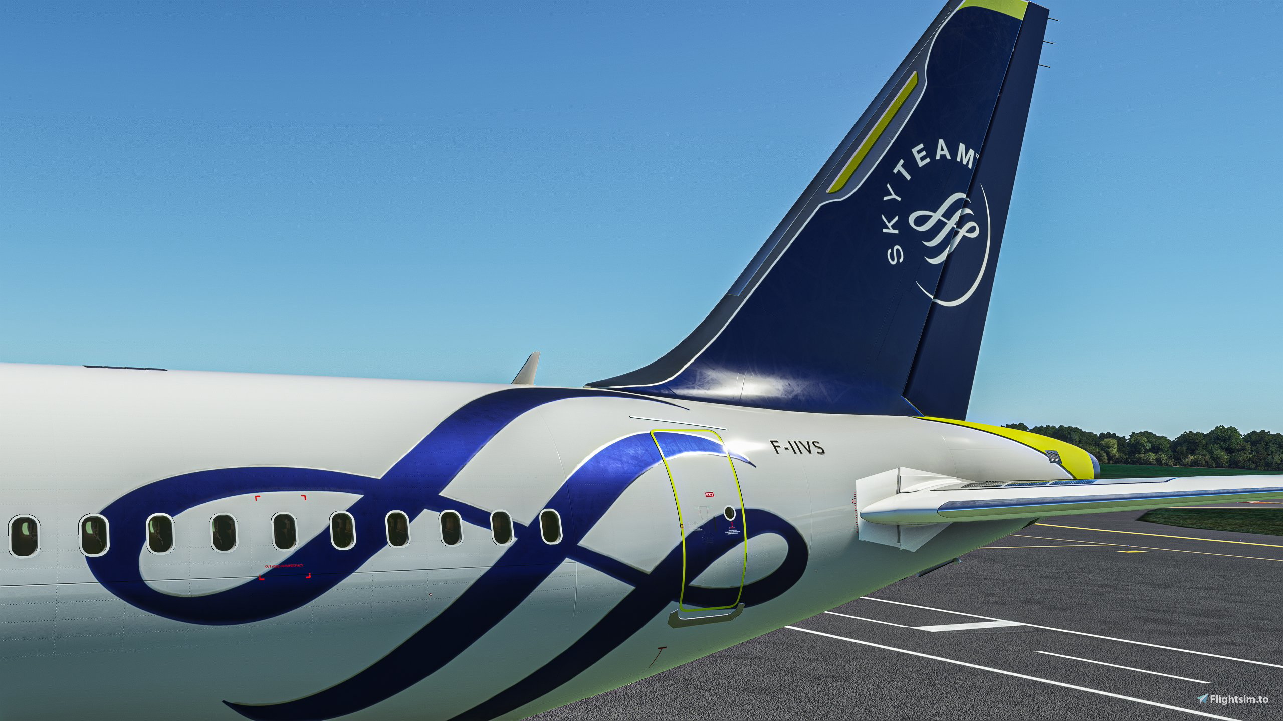 [A32NX] A320Neo Air France Skyteam ZeroE + ENGINE MOD 8K - Image 2