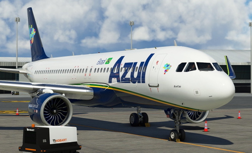 [A32NX] Azul Airlines PR-YYI "BlueCap" Unmasked Version
