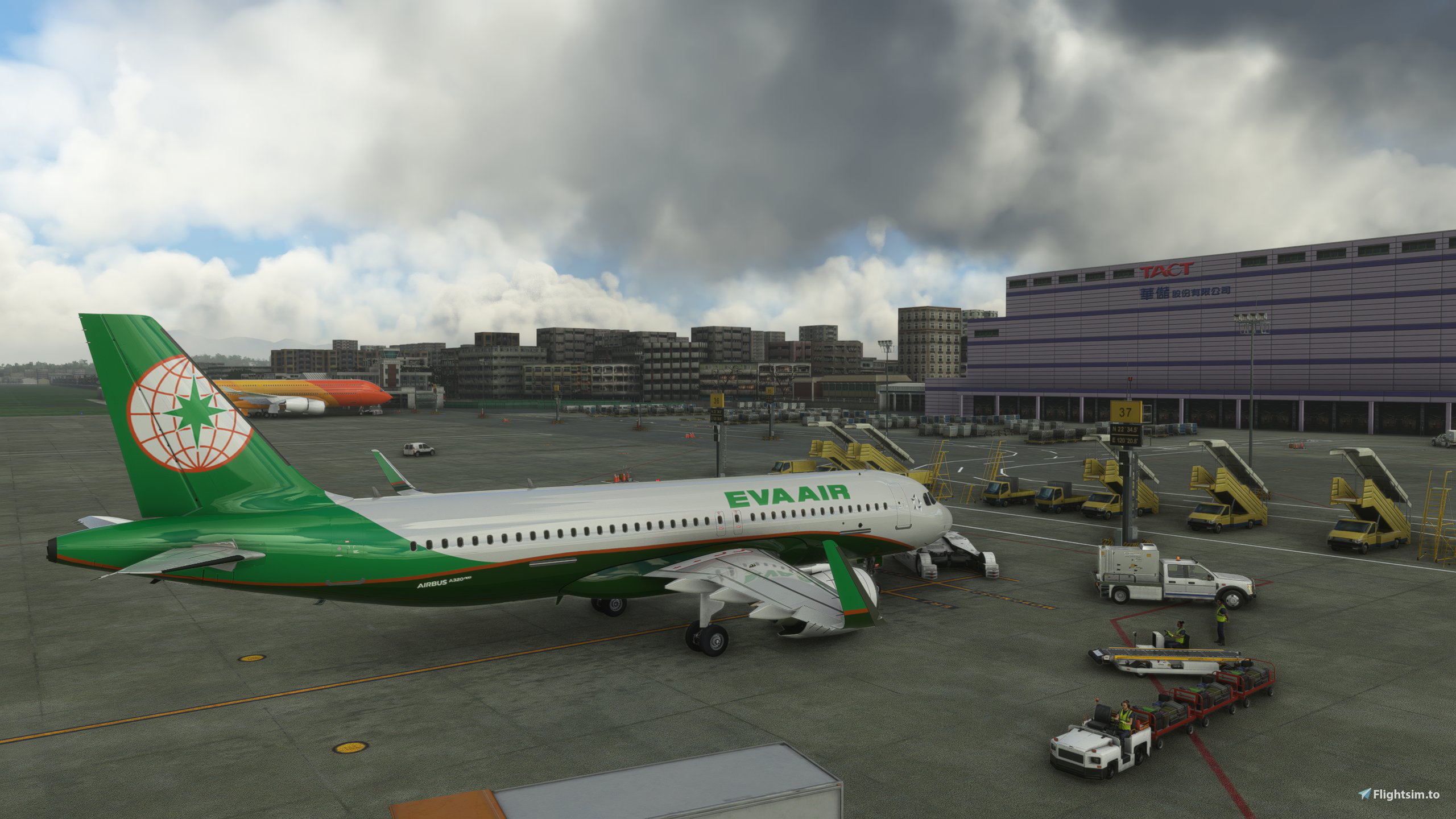 [A32NX] EVA Airline A320Neo Livery [Present Pattern] - Image 1