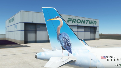 A32NX Frontier Airlines(Stretch The Great Blue Heron)[N334FR]8K