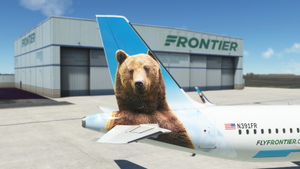 [A32NX]  Frontier Airlines(Grizwald The Bear)[N391FR]8K thumbnail 1