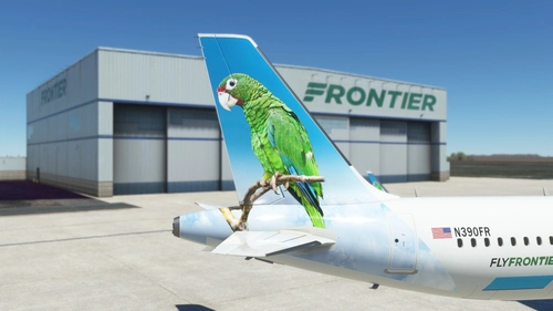 A32NX Frontier Airlines(Juan The Puerto Rican Parrot)[N390FR]8K