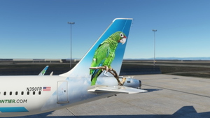 A32NX Frontier Airlines(Juan The Puerto Rican Parrot)[N390FR]8K - MSFS ...