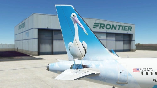 A32NX Frontier Airlines(Piper The White Pelican)[N375FR]8K