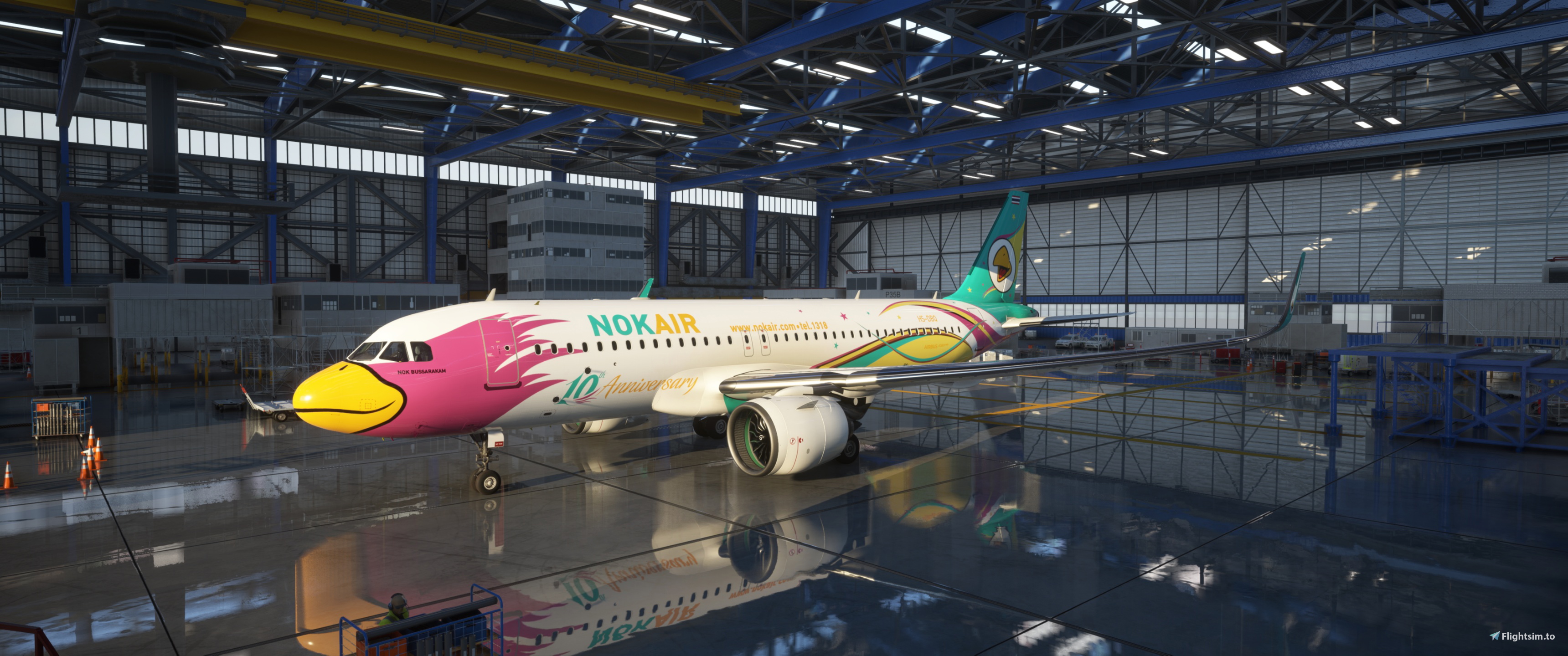 [A32NX] Nok Air Liveries [8K] - Image 1