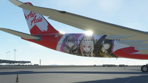 [A339] Girls Frontline AirAsiaX Livery [8K] Livery
