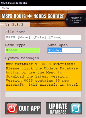 MSFS Hours & Hobbs (for Windows) thumbnail 3