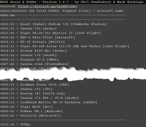 MSFS Hours & Hobbs (for Windows) thumbnail 2