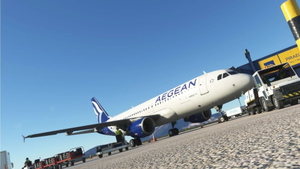 Aegean Airlines New Livery Fenix A320 - 8K thumbnail 2