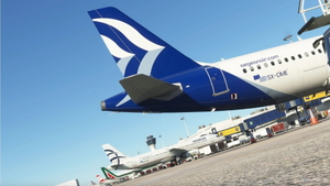 Aegean Airlines New Livery Fenix A320 - 8K thumbnail 1