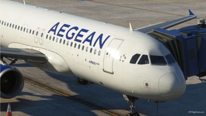 Aegean Airlines New Livery Fenix A320 - 8K thumbnail 3