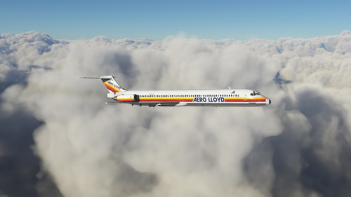Aero Lloyd Black Nose Tip (D-ALLO) Fly Maddog X MD82 - 8K