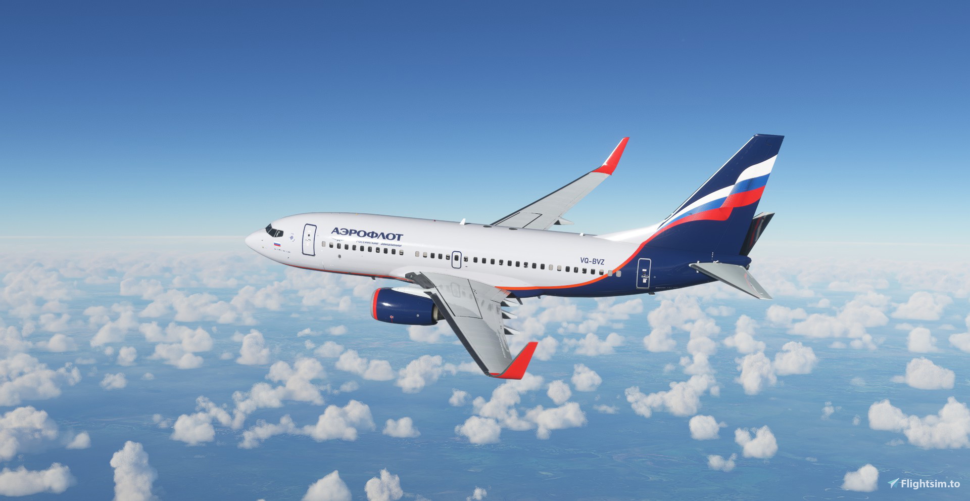 Aeroflot "2010 livery" PMDG B737-700 - Image 1