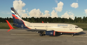 Aeroflot PMDG B737-700 Scimitar winglets thumbnail 2