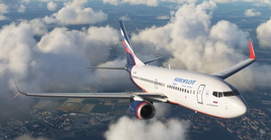 Aeroflot PMDG B737-700 Scimitar winglets thumbnail 12