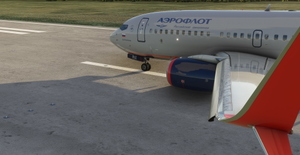 Aeroflot PMDG B737-700 Scimitar winglets thumbnail 5